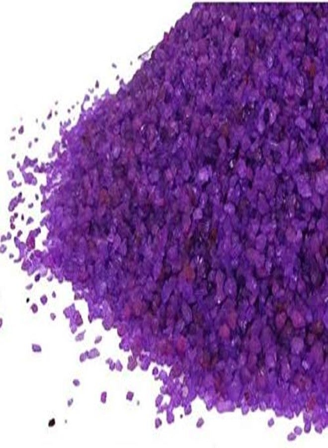 MASHKI Aquarium Purple Sand Stones Fish Tank Rocks Natural River Gravel Polished Decorative Colorful Landscaping Sand (1 Kg) Gravel Unplanted Substrate (Purple) - Image 1